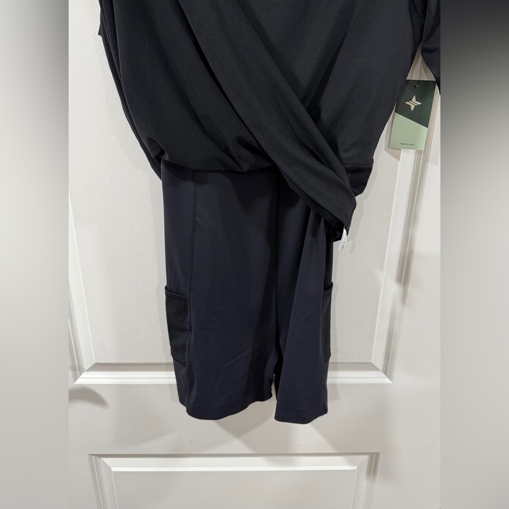 Tuckernuck Sport Rosemary Dress M Black Tennis Golf Active Dress NWT - Picture 8 of 11